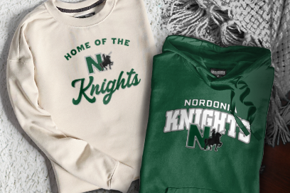 NORDONIA HIGH SCHOOL KNIGHTS Sweatshirts (Option 3) Banner