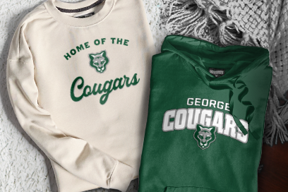 GEORGE SCHOOL Cougars official sideline store Sweatshirts (Option 3) Banner