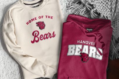 HANOVER HIGH SCHOOL BEARS Sweatshirts (Option 3) Banner