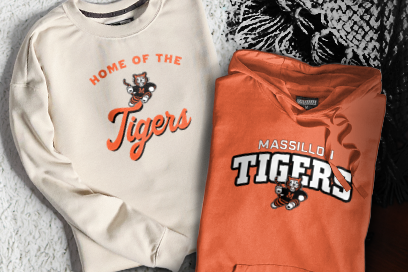 MASSILLON WASHINGTON HIGH SCHOOL TIGERS Sweatshirts (Option 3) Banner