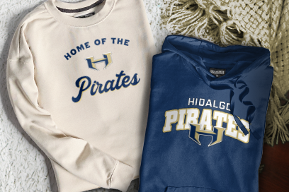 HIDALGO EARLY COLLEGE HIGH SCHOOL PIRATES Sweatshirts (Option 3) Banner