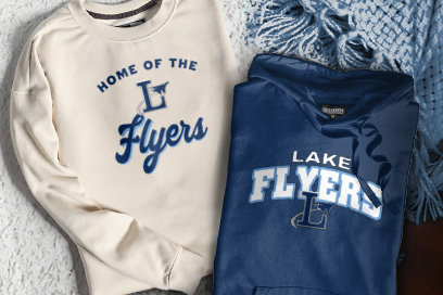 LAKE HIGH SCHOOL FLYERS Sweatshirts (Option 3) Banner
