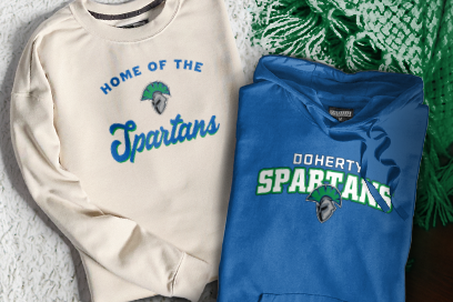 Doherty Spartans Sweatshirts (Option 3) Banner