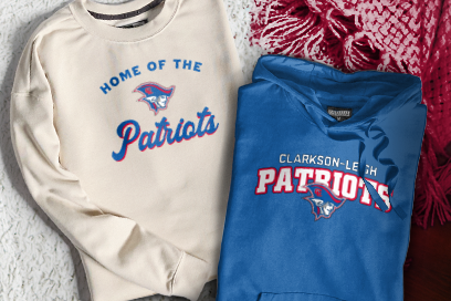 Clarkson-Leigh Patriots Sweatshirts (Option 3) Banner
