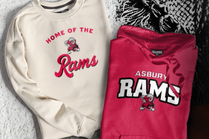 ASBURY HIGH SCHOOL RAMS Sweatshirts (Option 3) Banner