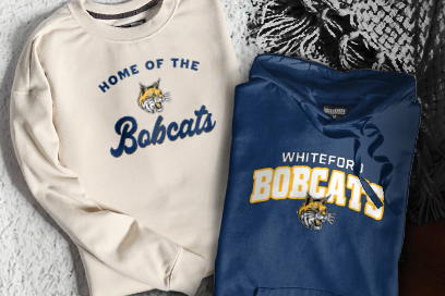 WHITEFORD HIGH SCHOOL BOBCATS Sweatshirts (Option 3) Banner