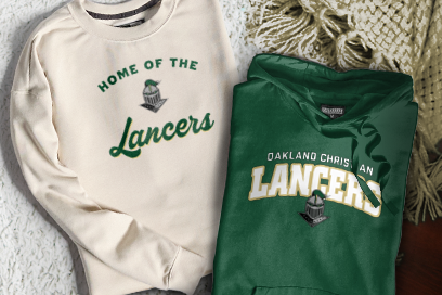OAKLAND CHRISTIAN SCHOOL LANCERS Sweatshirts (Option 3) Banner