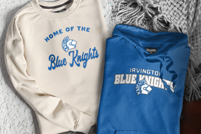 Irvington Blue Knights Sweatshirts (Option 3) Banner