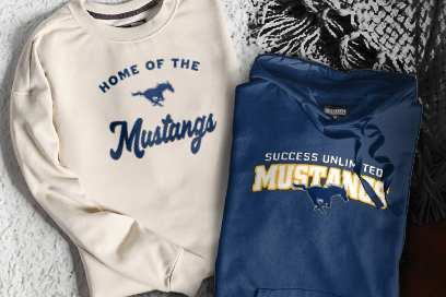 SUCCESS UNLIMITED MUSTANGS Sweatshirts (Option 3) Banner