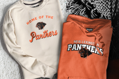 NEW LEXINGTON HIGH SCHOOL PANTHERS Sweatshirts (Option 3) Banner