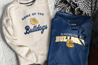 OLMSTED FALLS HIGH SCHOOL BULLDOGS Sweatshirts (Option 3) Banner
