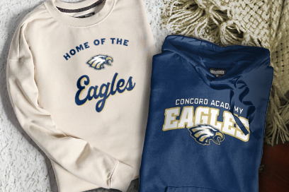 CONCORD ACADEMY EAGLES Sweatshirts (Option 3) Banner