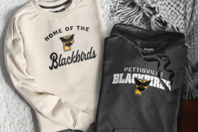 PETTISVILLE BLACKBIRDS ONLINE STORE Sweatshirts (Option 3) Banner