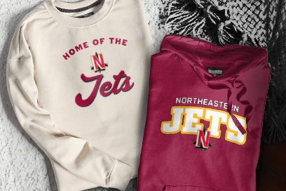 NORTHEASTERN HIGH SCHOOL JETS Sweatshirts (Option 3) Banner