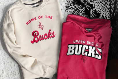 UPPER BUCKS CHRISTIAN SCHOOL BUCKS Sweatshirts (Option 3) Banner