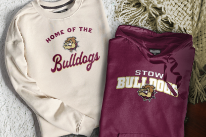 STOW HIGH SCHOOL BULLDOGS Sweatshirts (Option 3) Banner