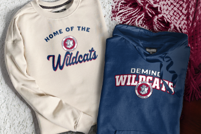 DEMING HIGH SCHOOL WILDCATS Sweatshirts (Option 3) Banner