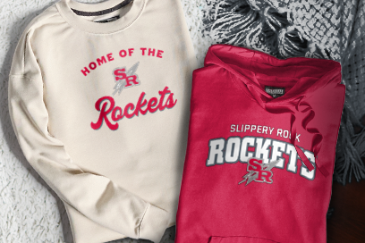 SLIPPERY ROCK HIGH SCHOOL ROCKETS Sweatshirts (Option 3) Banner