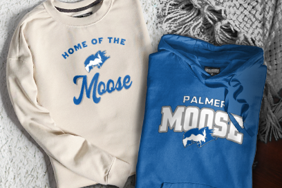 PALMER HIGH SCHOOL MOOSE Sweatshirts (Option 3) Banner