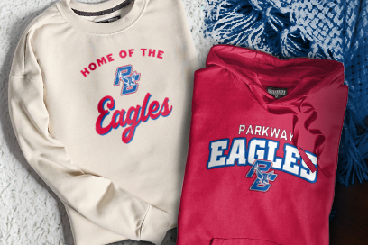 PARKWAY CHRISTIAN SCHOOL EAGLES Sweatshirts (Option 3) Banner