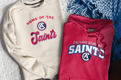 CALVARY ACADEMY SAINTS Sweatshirts (Option 3) Banner