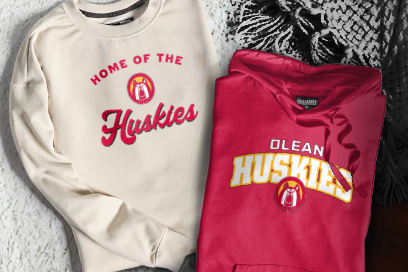 OLEAN HIGH SCHOOL HUSKIES Sweatshirts (Option 3) Banner