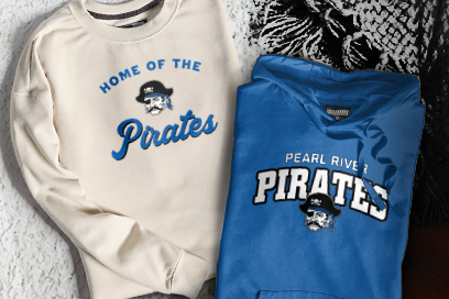 PEARL RIVER HIGH SCHOOL PIRATES Sweatshirts (Option 3) Banner