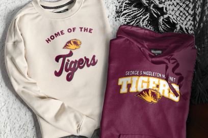 GEORGE S MIDDLETON MAGNET HIGH SCHOOL TIGERS Sweatshirts (Option 3) Banner