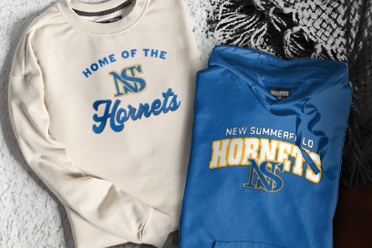 NEW SUMMERFIELD HIGH SCHOOL HORNETS Sweatshirts (Option 3) Banner