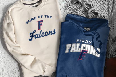 FIVAY HIGH SCHOOL FALCONS Sweatshirts (Option 3) Banner