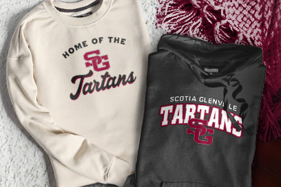 SCOTIA GLENVILLE HIGH SCHOOL TARTANS Sweatshirts (Option 3) Banner