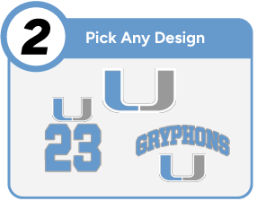 UNIVERSITY ACADEMY GRYPHONS Customize It Banner - Step 2 Banner