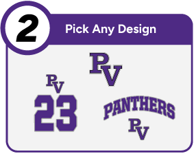 PINE VALLEY HIGH SCHOOL PANTHERS Customize It Banner - Step 2 Banner