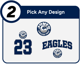 JONES COLLEGE PREP EAGLES Customize It Banner - Step 2 Banner
