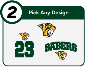 THE HIGH SCHOOL OF SAINT THOMAS MORE SABERS Customize It Banner - Step 2 Banner