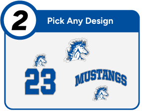 Gilroy Mustangs Customize It Banner - Step 2 Banner