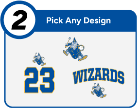 WASHINGTONVILLE HIGH SCHOOL WIZARDS Customize It Banner - Step 2 Banner