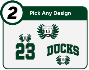 TAYLOR HIGH SCHOOL DUCKS Customize It Banner - Step 2 Banner