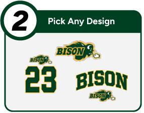 ARICKAREE HIGH SCHOOL Bison Customize It Banner - Step 2 Banner