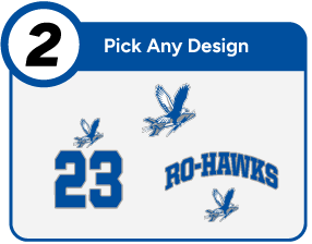 RANDOLPH HIGH SCHOOL RO-HAWKS Customize It Banner - Step 2 Banner