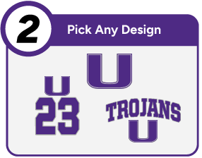 UNIVERSITY HIGH SCHOOL TROJANS Customize It Banner - Step 2 Banner
