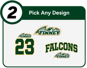 THE CHARLES FINNEY SCHOOL FALCONS Customize It Banner - Step 2 Banner