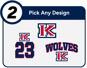 M L KING HIGH SCHOOL WOLVES Customize It Banner - Step 2 Banner
