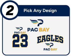 Pacific Bay Christian School Eagles Customize It Banner - Step 2 Banner