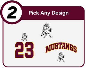 DAVIS COUNTY HIGH SCHOOL MUSTANGS Customize It Banner - Step 2 Banner