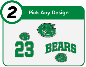 GOLD-BURG HIGH SCHOOL BEARS Customize It Banner - Step 2 Banner