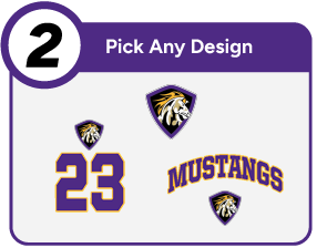 MINARETS HIGH SCHOOL MUSTANGS Customize It Banner - Step 2 Banner