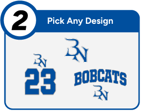 BYRON NELSON HIGH SCHOOL BOBCATS Customize It Banner - Step 2 Banner