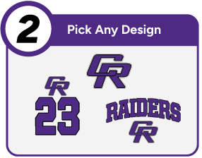 CEDAR RIDGE HIGH SCHOOL RAIDERS Customize It Banner - Step 2 Banner