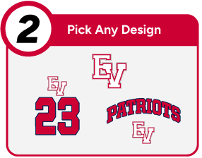 EAST VIEW HIGH SCHOOL PATRIOTS Customize It Banner - Step 2 Banner